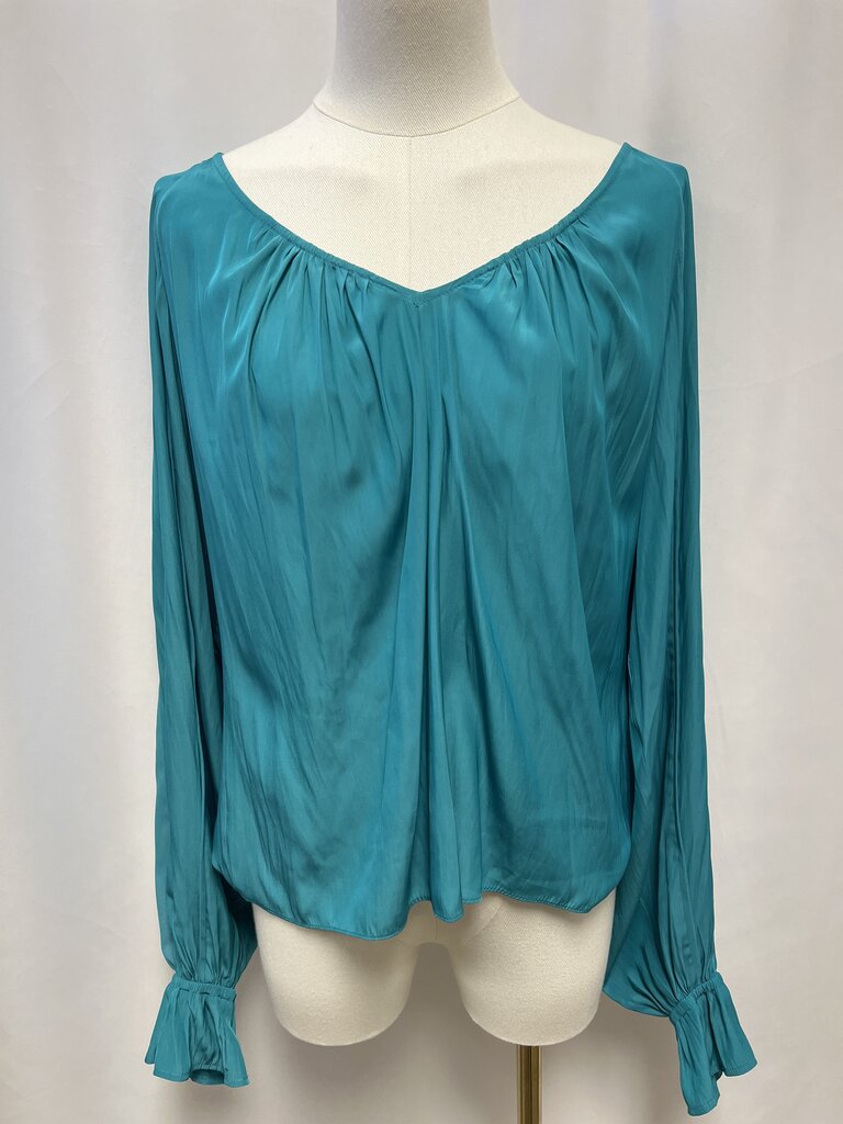 Ramy Brook Long Sleeve V-Neck Top