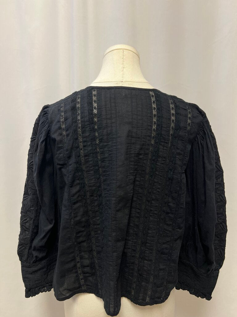 LoveShackFancy Lace Detail Blouse