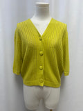 Faherty Wide Knit Cropped Cardigan
