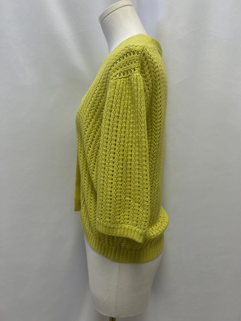 Faherty Wide Knit Cropped Cardigan