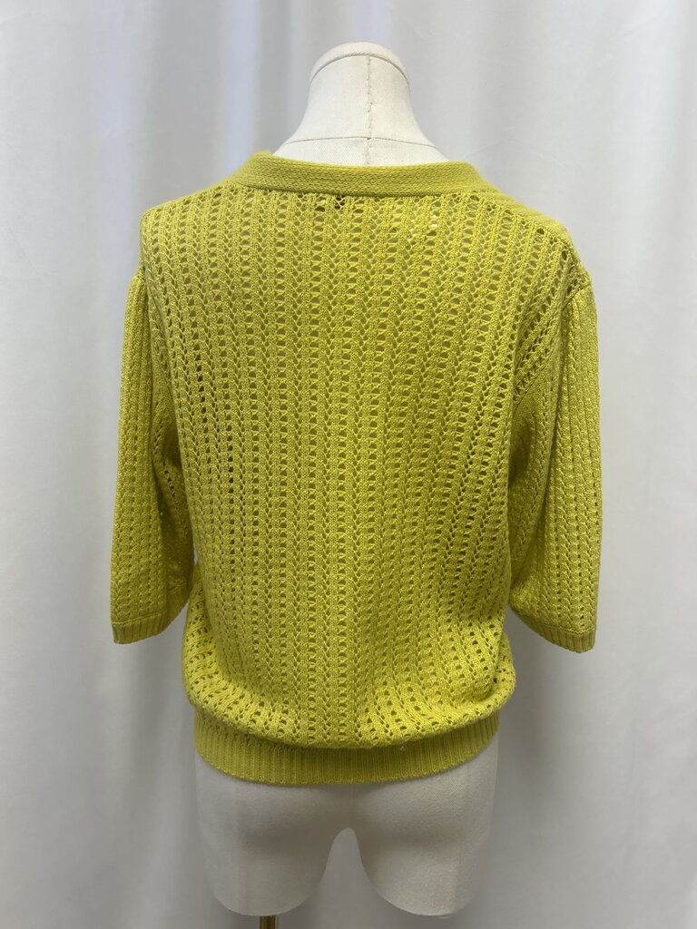 Faherty Wide Knit Cropped Cardigan