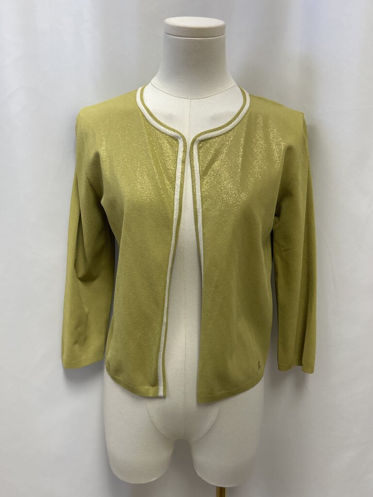 Chanel Vintage Shimmer Knit Open Sweater