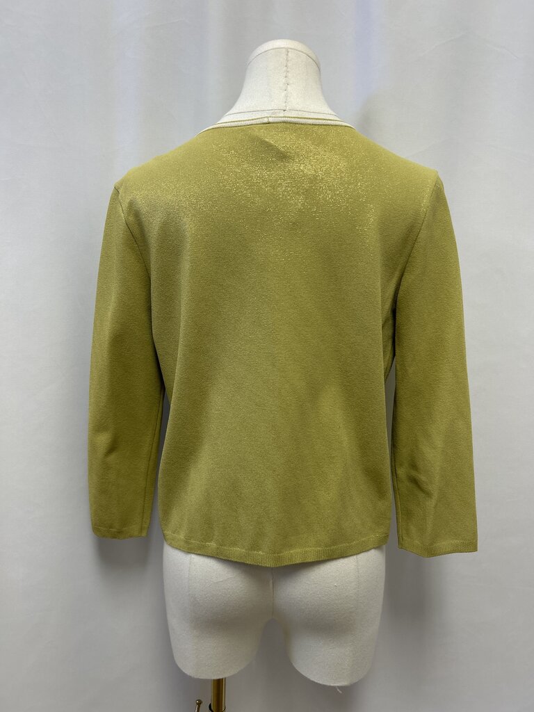 Chanel Vintage Shimmer Knit Open Sweater