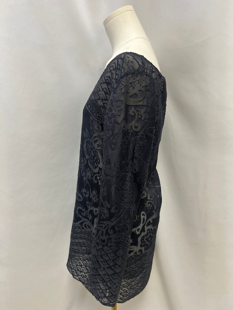 Calypso St. Barth Sheer Floral Tunic