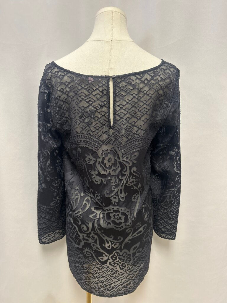 Calypso St. Barth Sheer Floral Tunic