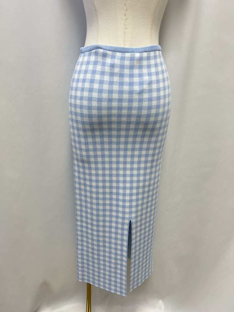 ASTR Knit Gingham Skirt NWT