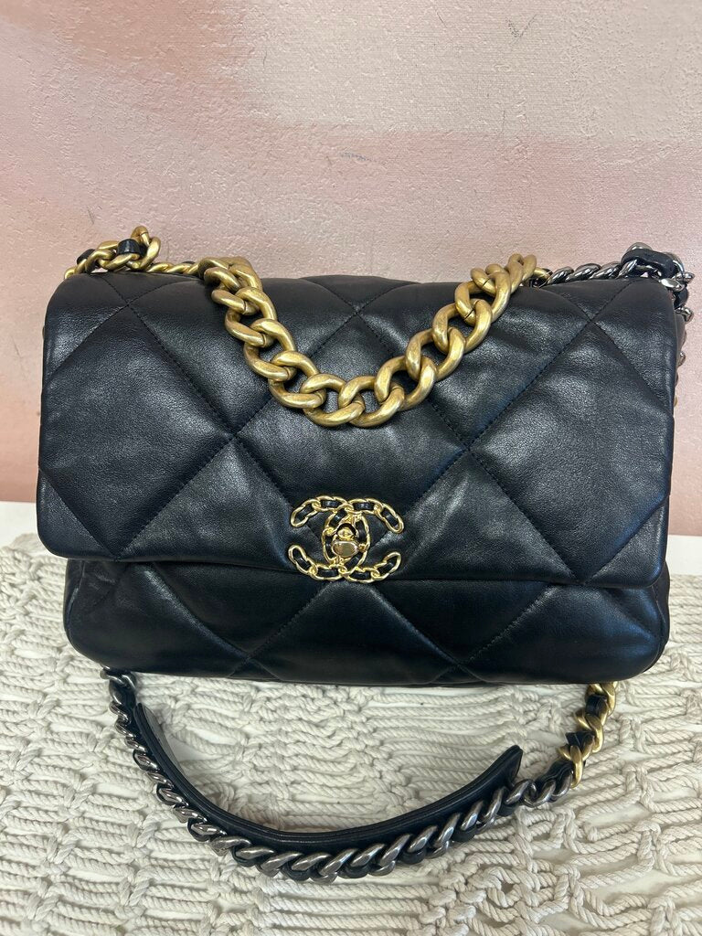 Chanel 19 Large Lambskin Crossbody w/ Dustbag & Authentication Card