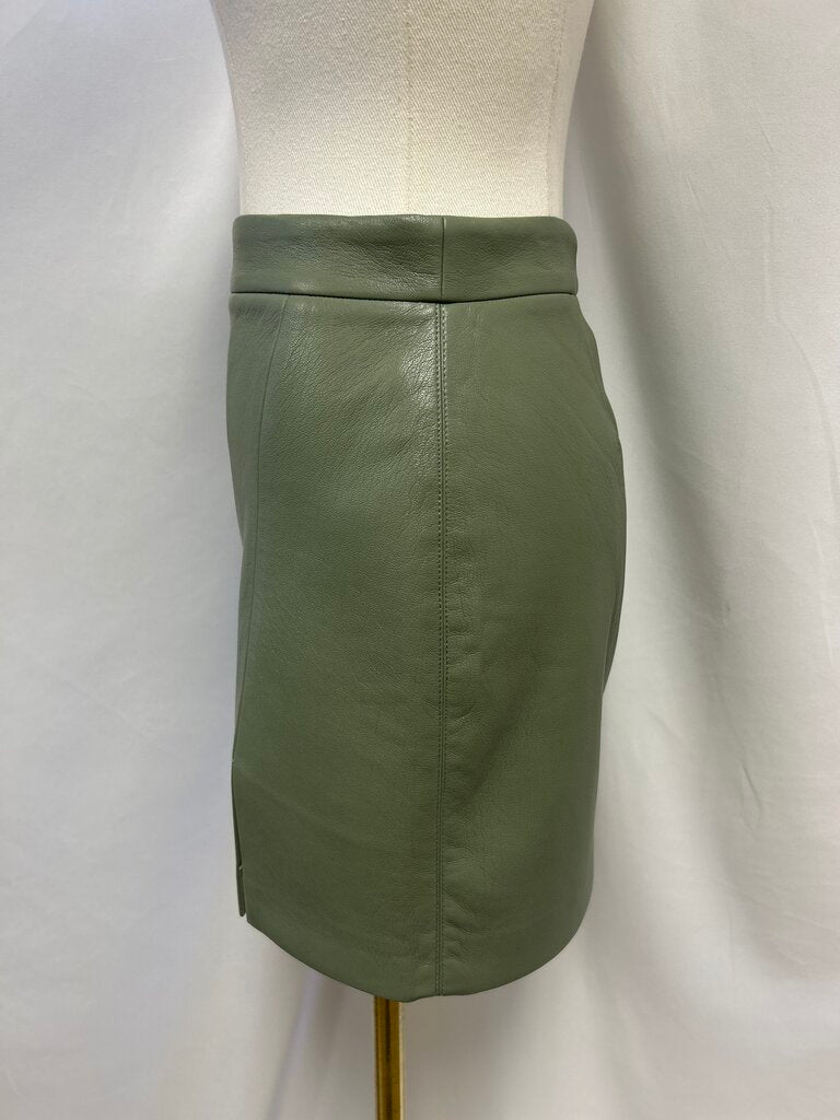 Wilfred Vegan Leather Mini Skirt