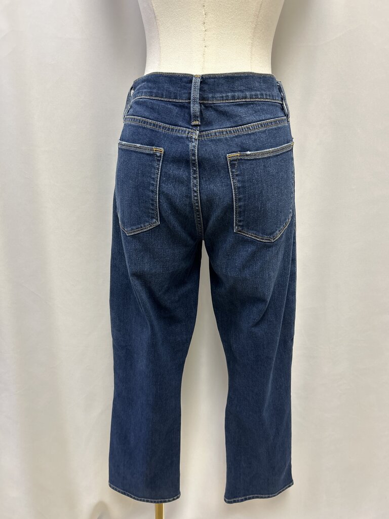 Frame Straight Leg Medium Wash Jean