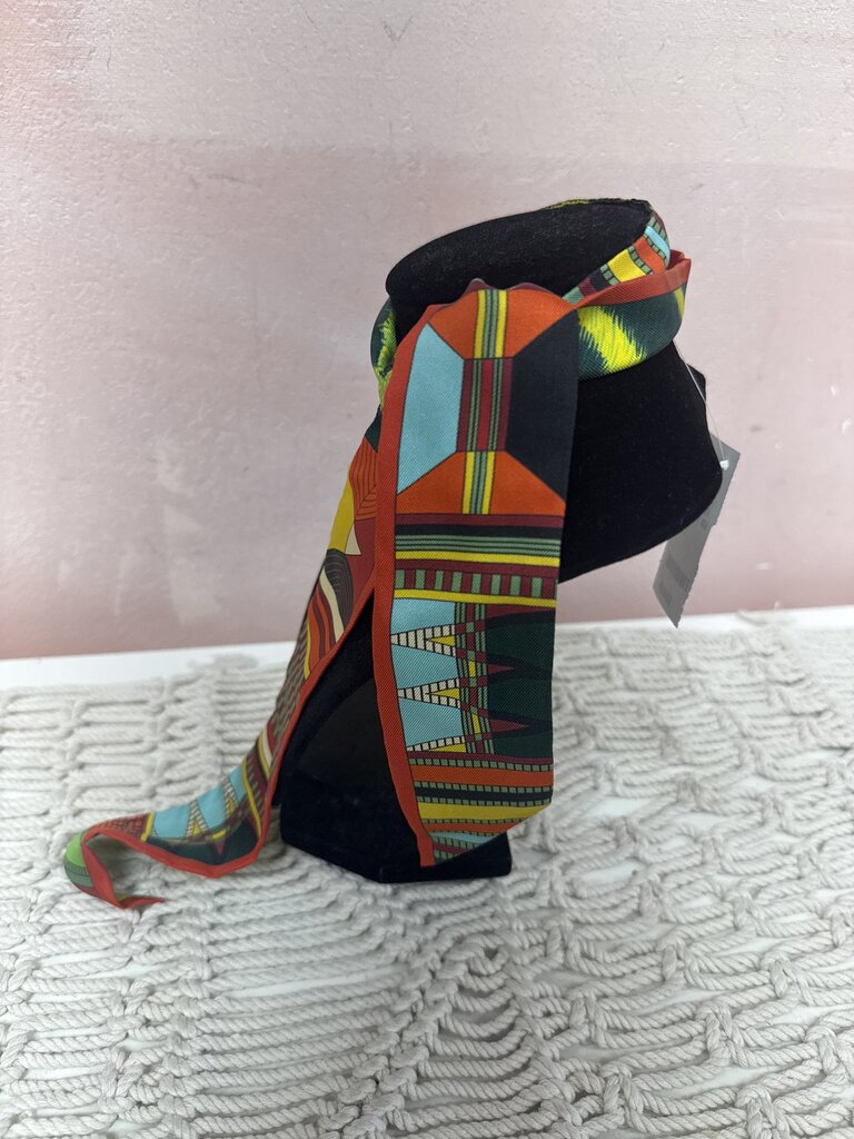 Hermes Red and Green Silk Twilly w/Box