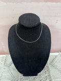 David Yurman Silver Box Chain 16" Necklace w/Bag