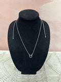 David Yurman Silver Amulet Adjustable Box Chain Necklace w/Bag