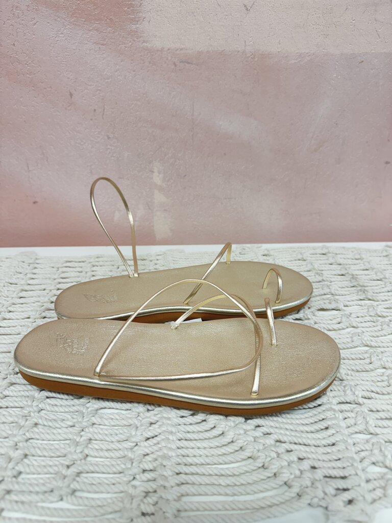 Ancient Greek Sandal Gold Sandal w/Bag