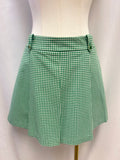 Maeve Gingham Pleated Short