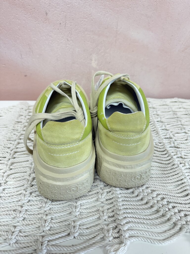 Maison Margiele Lime Green Platform Snekaer