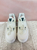 both White Platform Sneaker