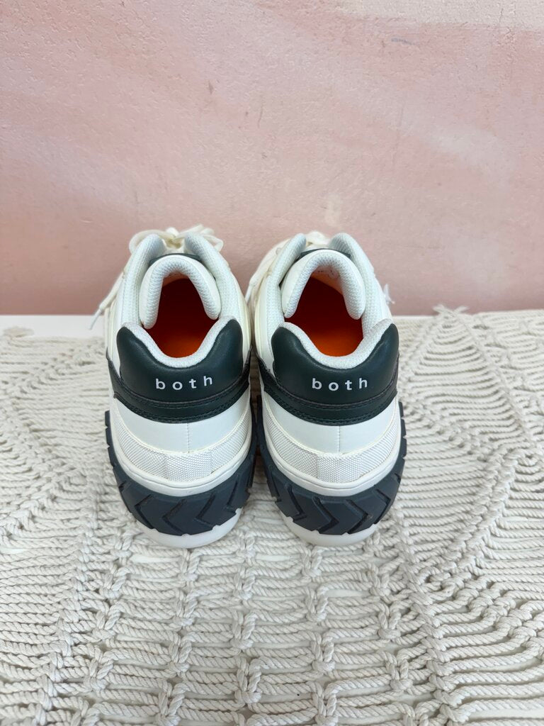 both White Platform Sneaker