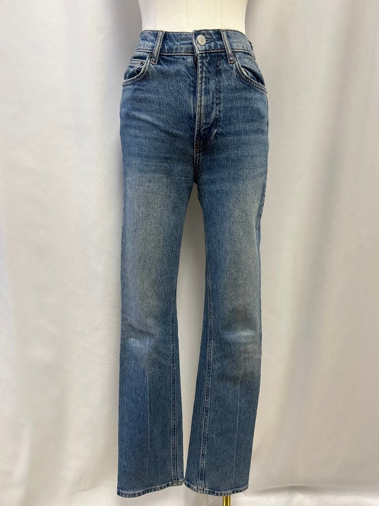 Reformation Straight Leg Medium Wash Jean