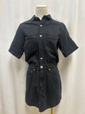 rag & bone Black Denim Romper