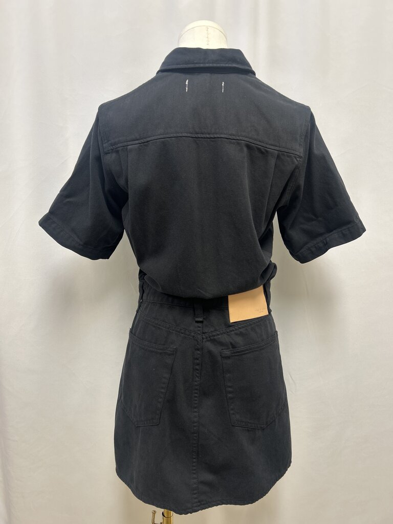 rag & bone Black Denim Romper