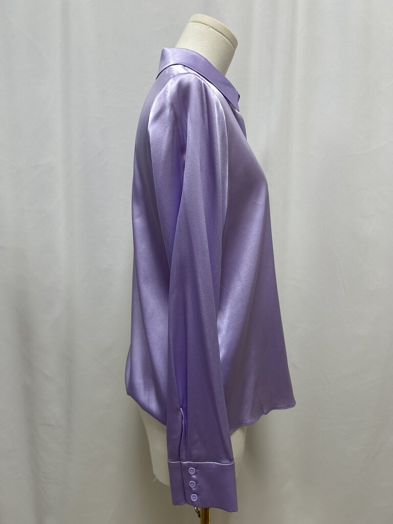 alice + olivia Purple and White Blouse NWT