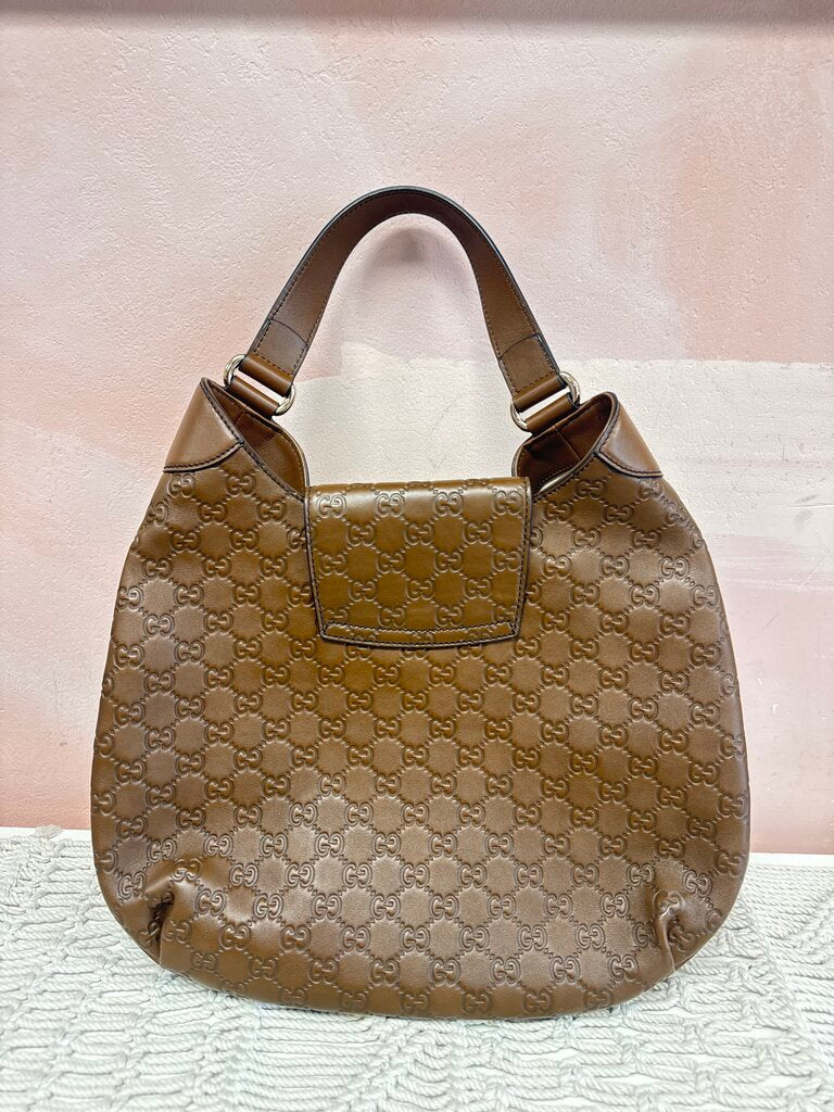 Gucci Emily Guccissima Hobo w/ Box and Dustbag