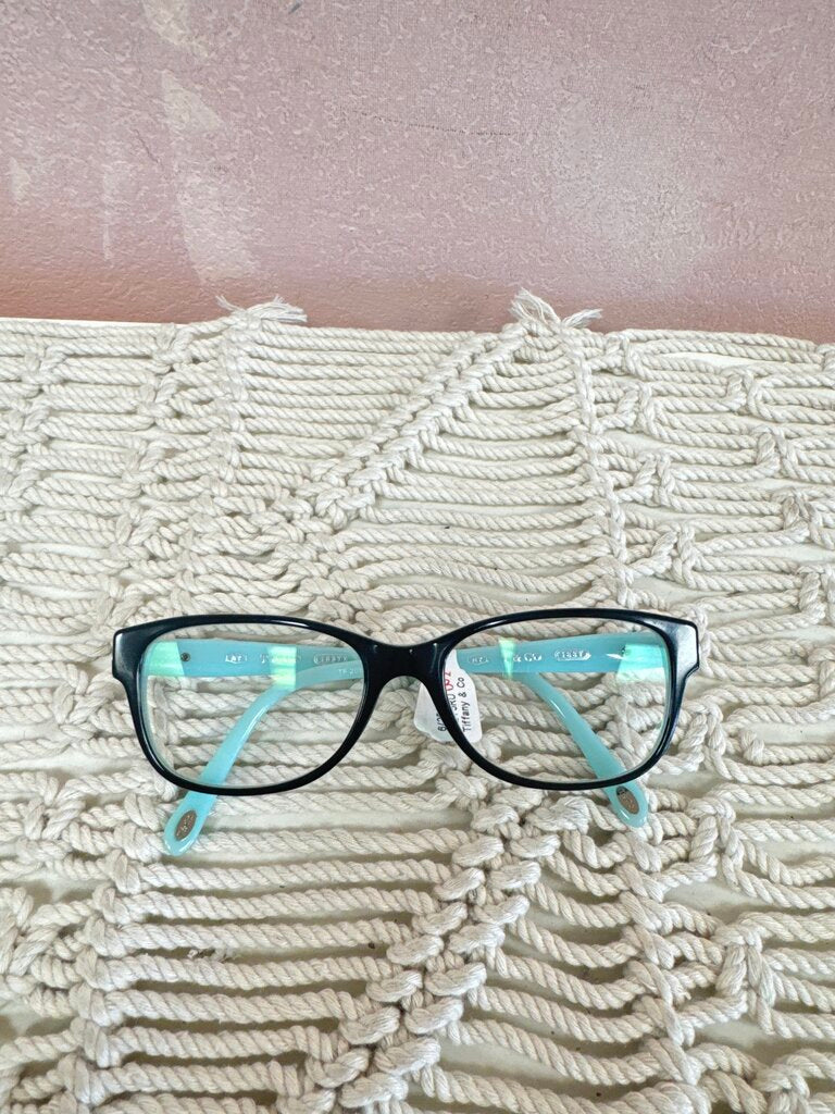 Tiffany & Co Black and Blue Frame Glasses w/Case