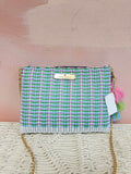 Squeeze de Citron Pastel Woven Shoulder Bag