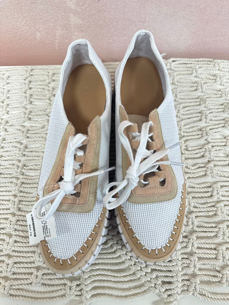 Silent D White Platform Sneaker