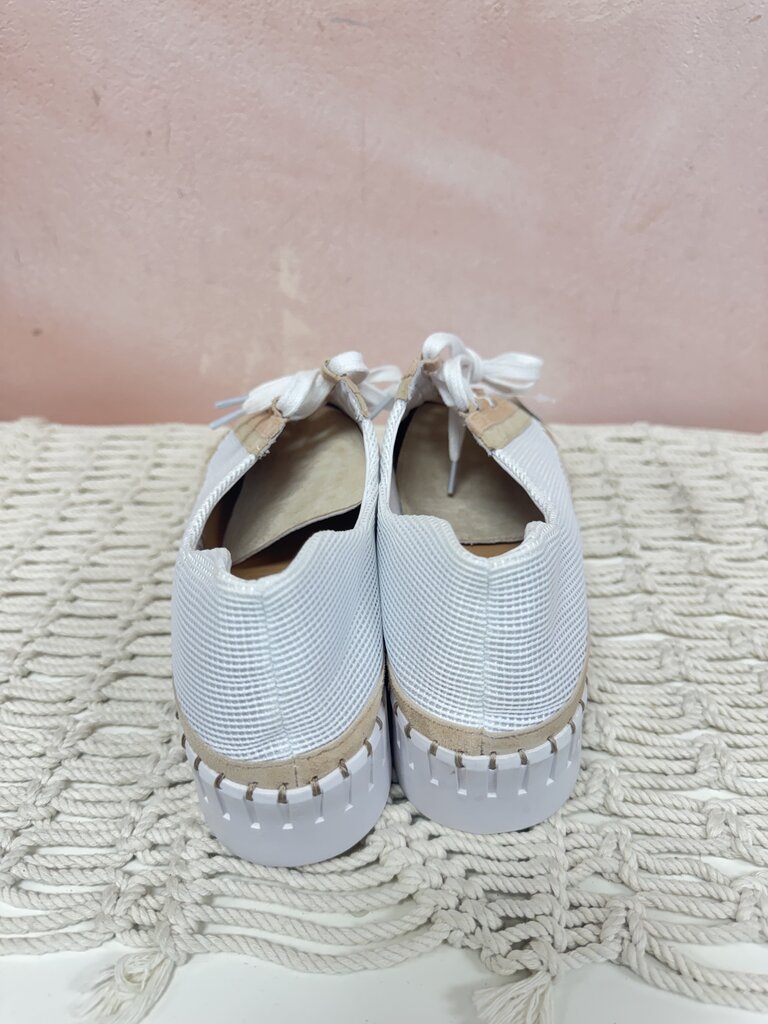 Silent D White Platform Sneaker