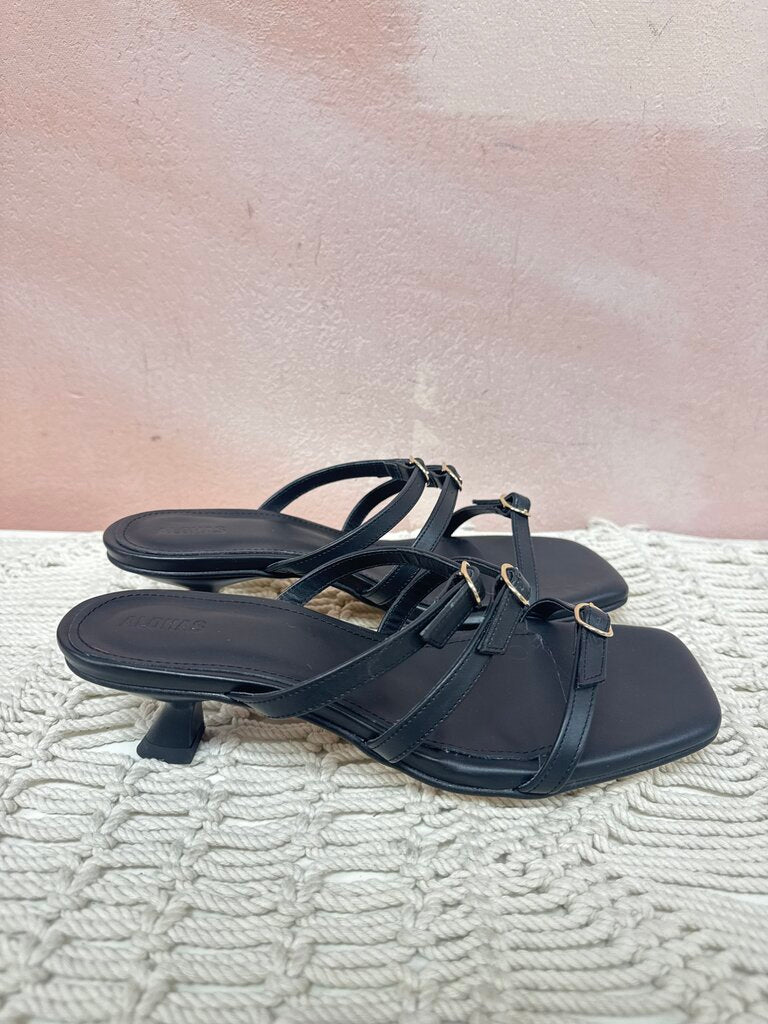 Alohas Black Strappy Sandal