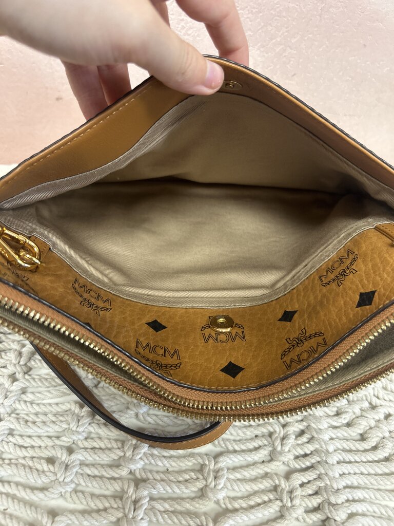 MCM Monogram Pouch Crossbody