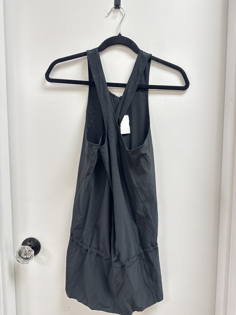 Lululemon Black Cinch Hem Tank
