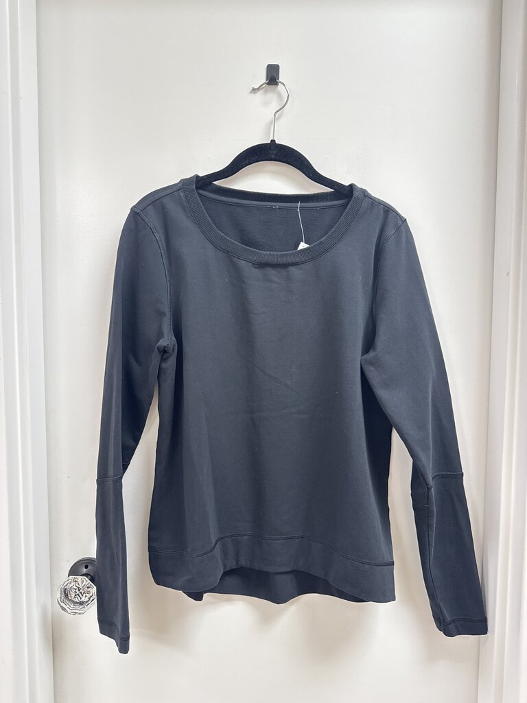 Lululemon Black Crew Neck Sweatshirt
