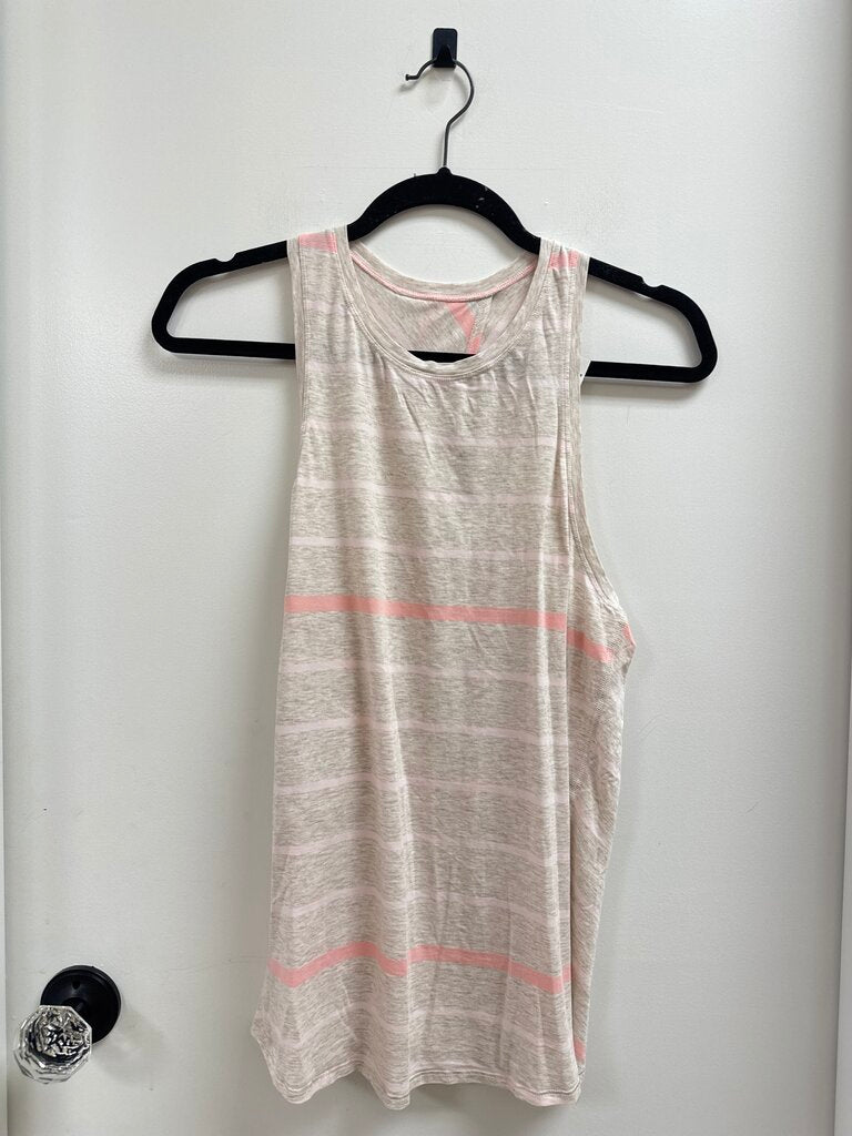 Lululemon Heather Striped Open Back Tank