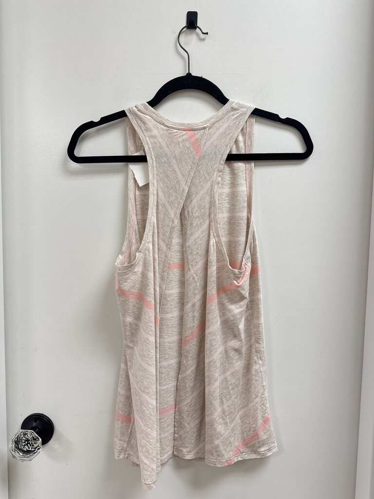 Lululemon Heather Striped Open Back Tank