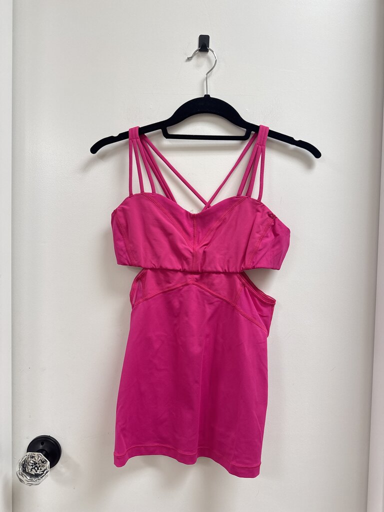 Lululemon Hot Pink Cutout Tank