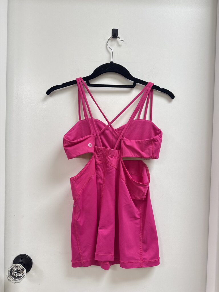 Lululemon Hot Pink Cutout Tank