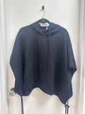 Lululemon Black Hooded Sweater Poncho