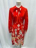 Moulinette Soeurs Red Floral Dress