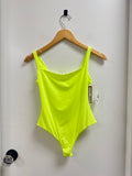 Skims Neon Yellow Bodysuit NWT