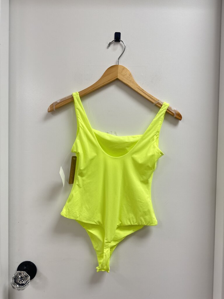 Skims Neon Yellow Bodysuit NWT