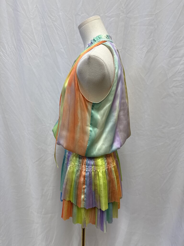 Current Air Rainbow Mini Dress