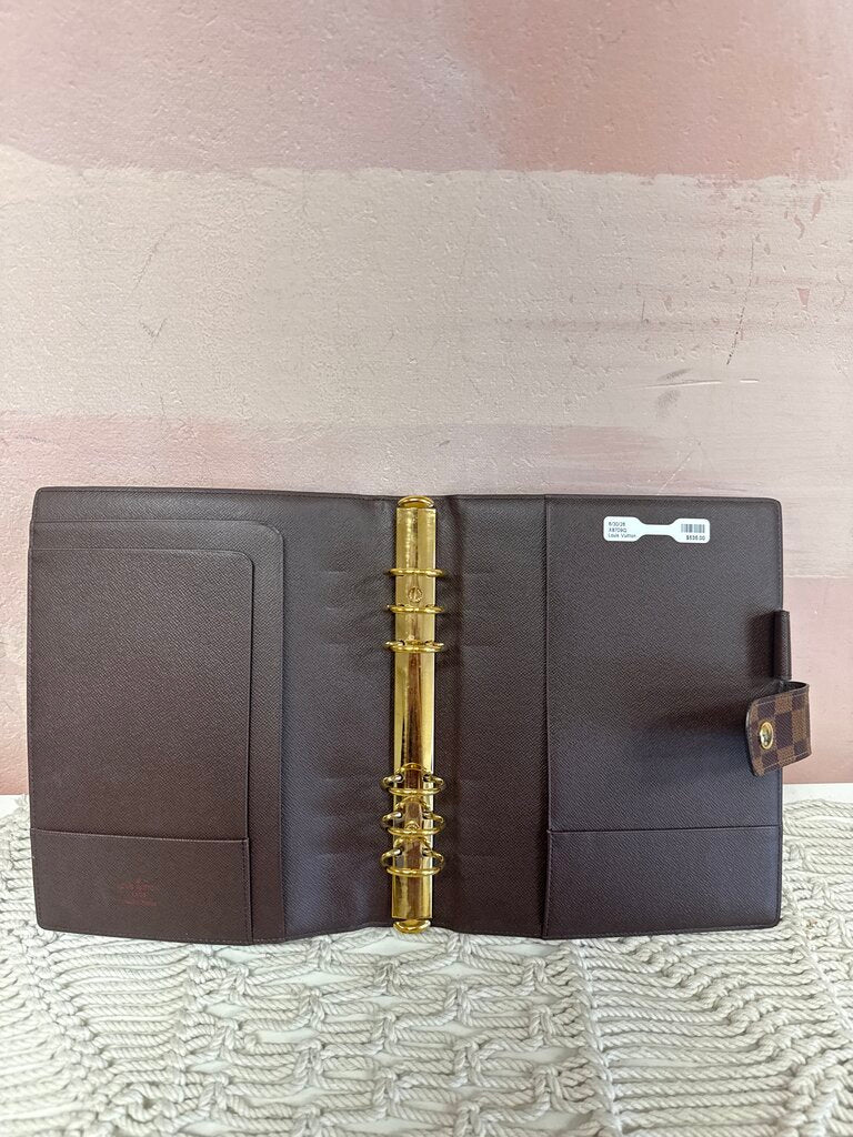Louis Vuitton Ebene Damier Agenda '20