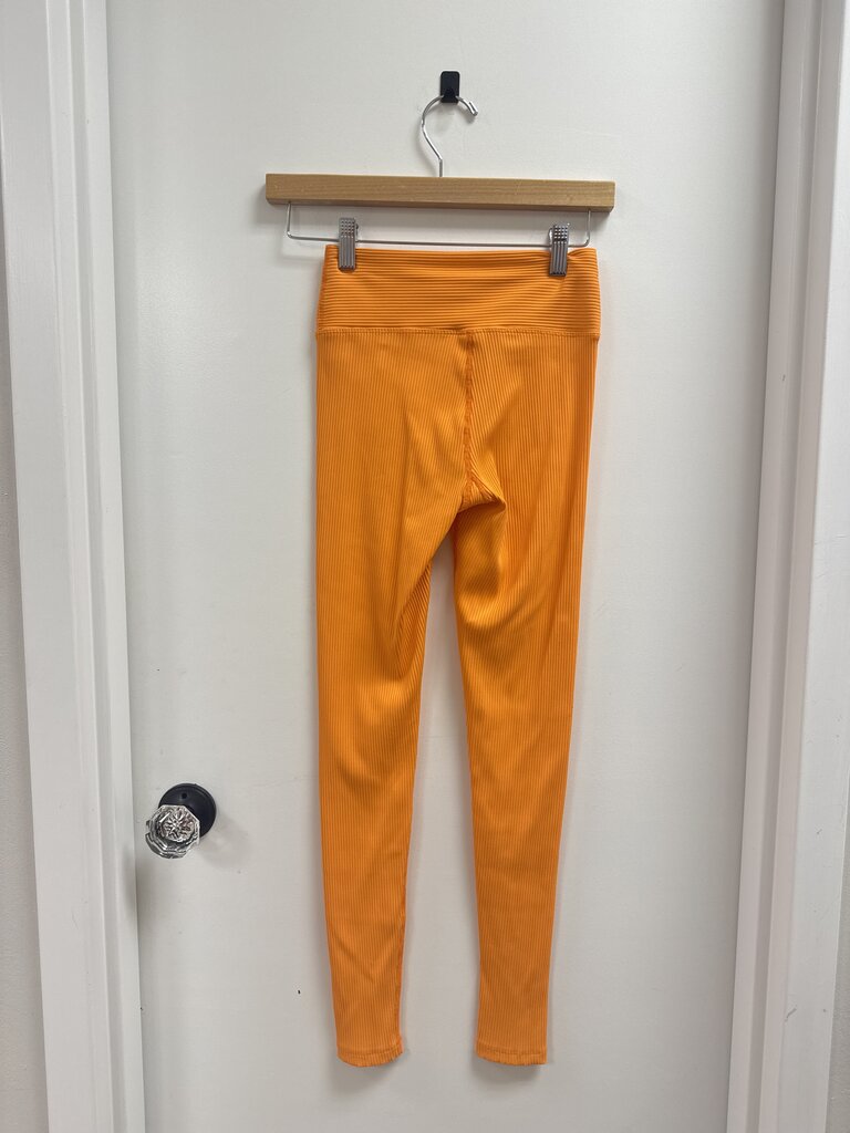 Year of Ours Orange Ribbed Legging
