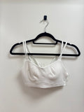 Lululemon White Ribbed Bralette