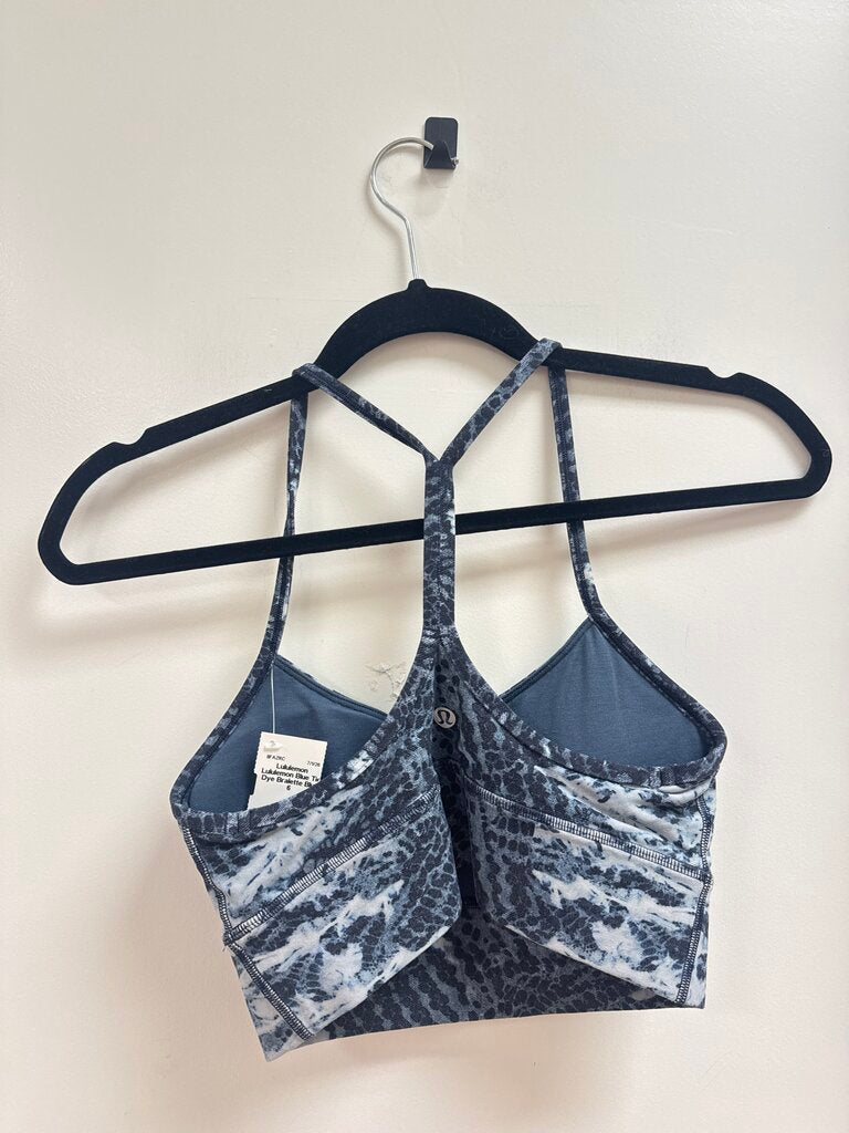 Lululemon Blue Tie Dye Bralette