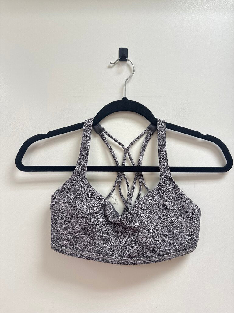Lululemon Black and White Spectled Bralette