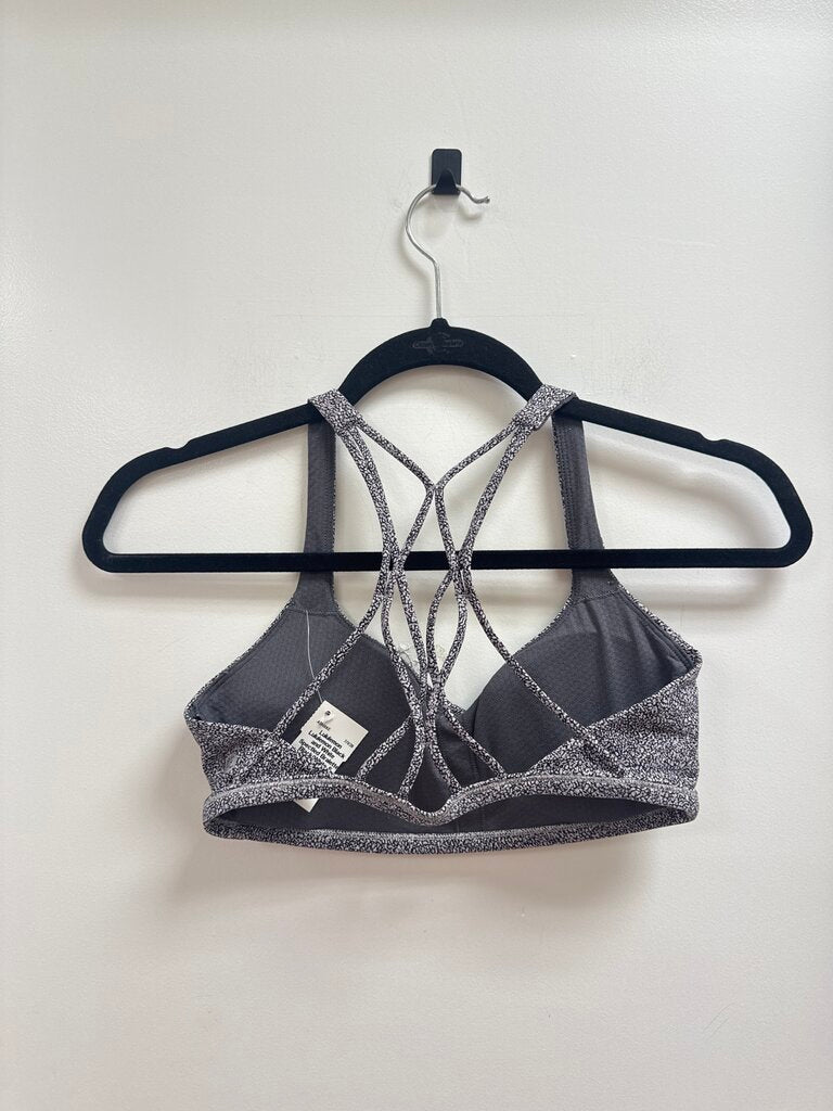 Lululemon Black and White Spectled Bralette