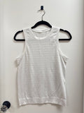 Lululemon White Perforated Tank